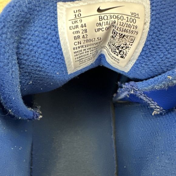 Nike Kyrie Flytrap 3 White Varsity Royal Blue Basketball Size 10 - Picture 2 of 13